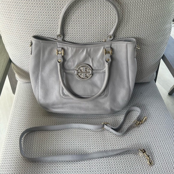 Tory Burch leather grey tote - Picture 4 of 9